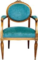 欧式新古典风格扶手餐椅HF-1003262