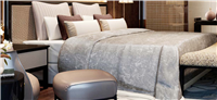 后现代新古典风格只有床屏的床HF-1002360