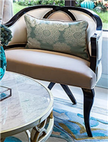 美式新古典风格扶手休闲椅HF-1001155