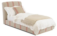 现代风格只有床屏的床HF-1002858