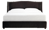 后现代新古典风格只有床屏的床HF-1002384