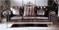美式古典风格有扶手三位沙发HF-1003313