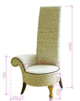 后现代新古典风格扶手装饰椅YZS-0002