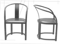 新中式风格扶手餐椅ZSY-0064