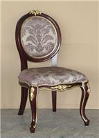 欧式新古典风格无扶手餐椅13153