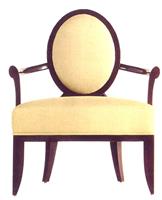 后现代新古典风格扶手书椅YRBY-0043
