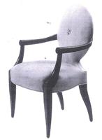 后现代新古典风格扶手餐椅YRBY-0049