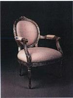 后现代新古典风格扶手书椅YRBY-0214