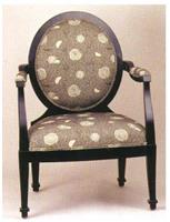 后现代新古典风格扶手书椅YRBY-0221