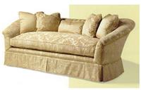 美式新古典风格有扶手双位沙发