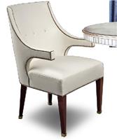 美式新古典风格扶手餐椅HF-1003333