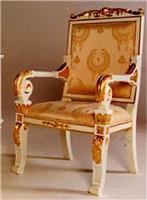 欧式古典风格扶手休闲椅HF-1003371