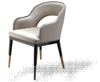 后现代新古典风格扶手餐椅HF-2018-159