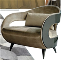 后现代新古典风格有扶手单位沙发HF-2018-245