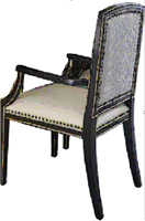 美式新古典风格扶手餐椅HF-2018-257