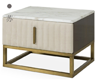 后现代新古典风格方形床头柜HF-2018-243