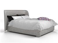 现代风格只有床屏的床