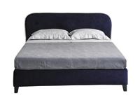 现代简约风格只有床屏的床