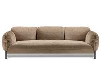 现代简约风格有扶手三位沙发