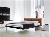 现代风格只有床屏的床