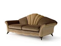 现代简约风格有扶手双位沙发