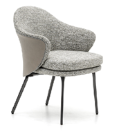 现代风格扶手餐椅HF-2020-119